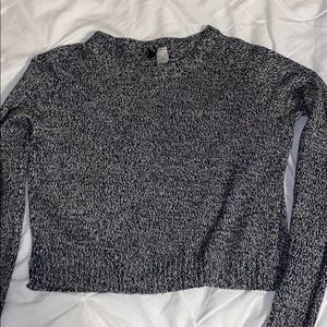 Crop top sweater.